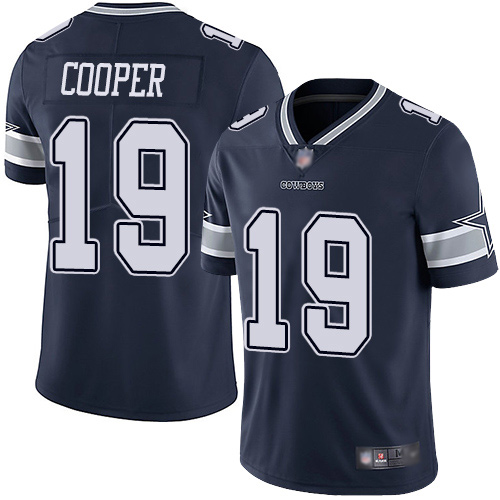 Men Dallas Cowboys Limited Navy Blue Amari Cooper Home 19 Vapor Untouchable NFL Jersey